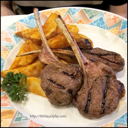 New Orleans Barbecue Restaurant - Australian Lamb Cutlets RM55