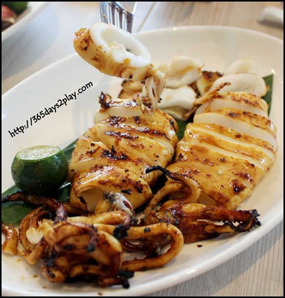 Boxing Crab Seafood Restaurant - Charcoal Grilled Marinated Squid