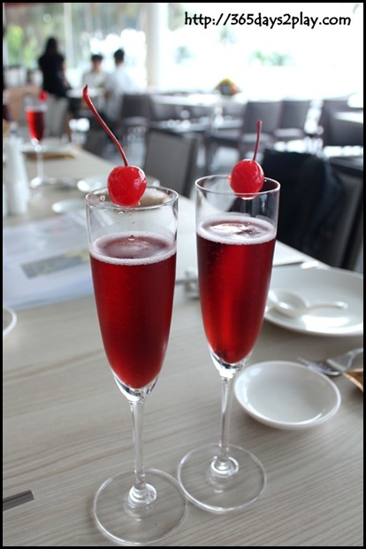 Boxing Crab Seafood Restaurant - Kir Royale (champagne with creme de cassis)