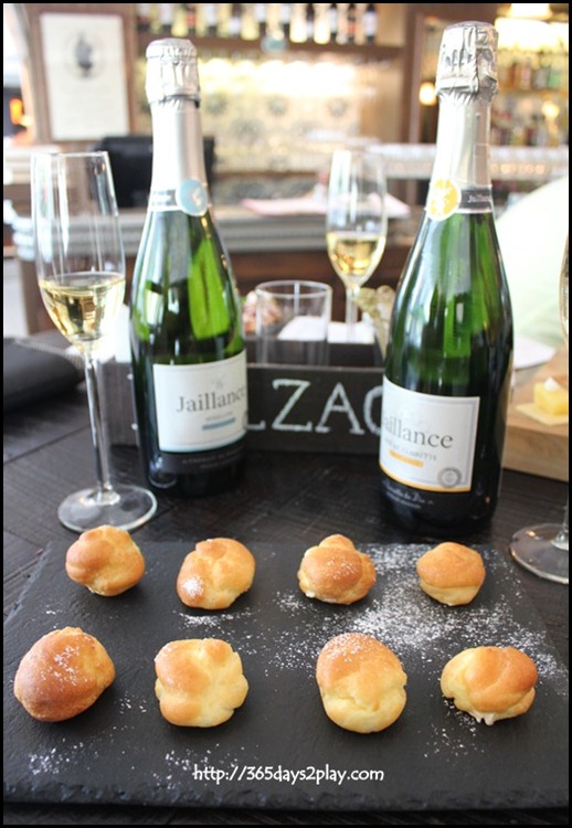 Jaillance Event at Balzac Brasserie - French choquette and Vanilla Cream