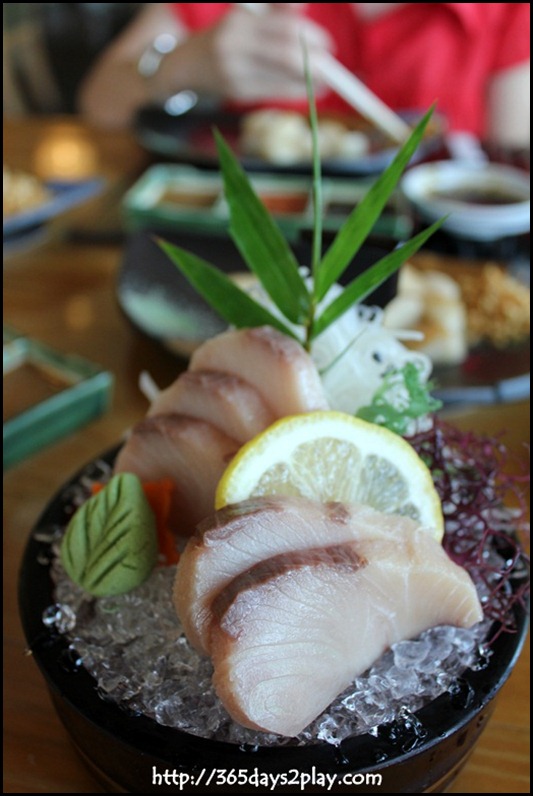 Miyako Japanese Restaurant - Hamachi (Yellowtail) Sashimi $30