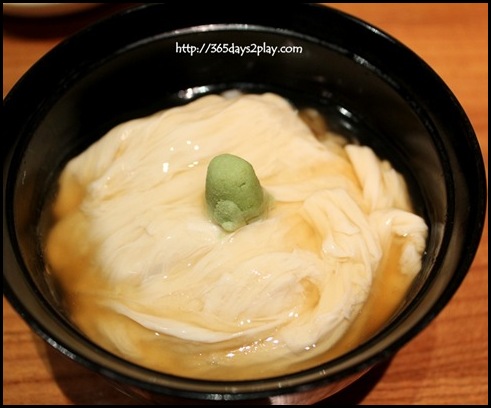 Sun Dining - Yuba Gohan (Mini rice bowl of soft tofu skin and savoury gravy)