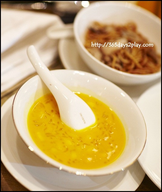 Four Seasons Hotel Wedding - Fresh Mango Sago topped with Pomelo