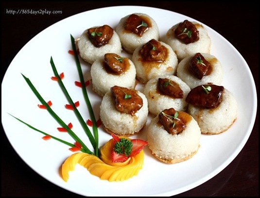 Grand Park Hotel CNY - Auspicious Glutinous Rice with Foie Gras and Preserved Meat