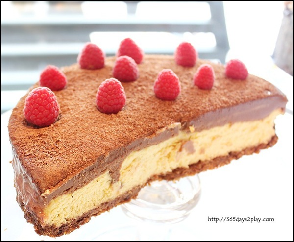 The Big Sheila - Creamy baked cheese cake with tim tam base and milk chocolate top $13 per slice (1)