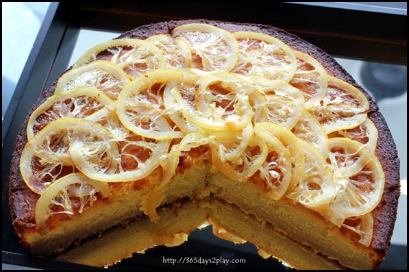 The Big Sheila - Lemon almond flourless cake