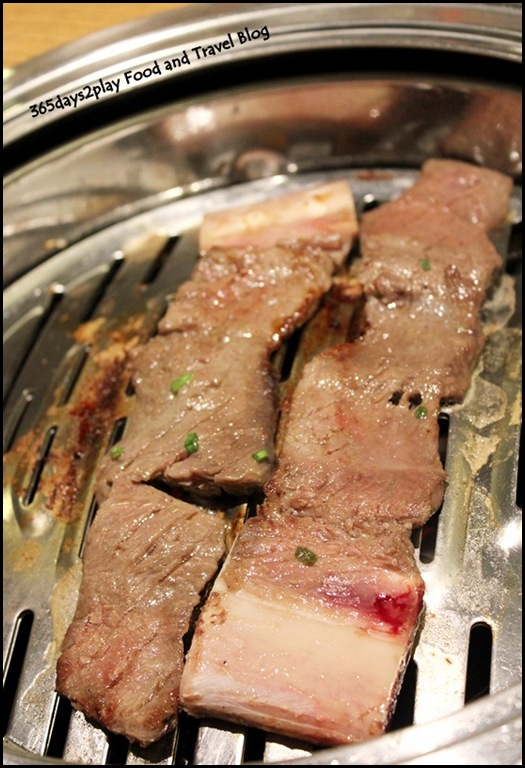 Bornga - Yangnyum Galbi (beef ribs marinated in BORNGA's special sauce; $45)