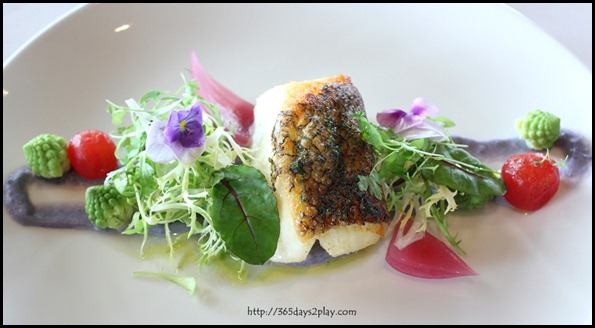 Il Lido Sentosa - Silver Cod with Vitelotte Garlic Fondue and Romanesco $45 (1)