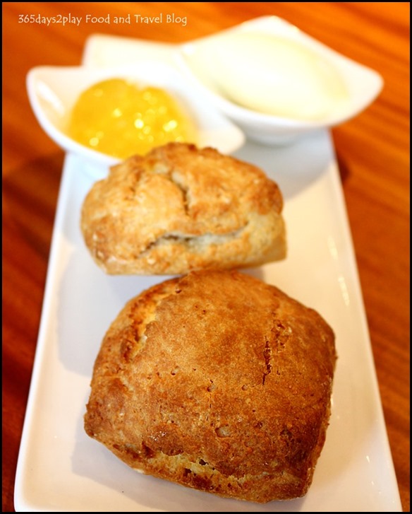 Afternoon Tea at Halia Raffles Hotel - Scones with Clotted Cream