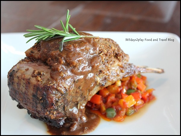 Sunray Cafe - Cumin Crusted Lamb Rack with Ratatouille and Rosemary Sauce $23 (1)