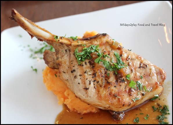 Sunray Cafe - Yorkshire Pork Racks with sweet potato in apple cider sauce $23 (2)