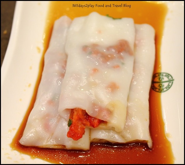 Tim Ho Wan - Vermicelli roll with Char Siew