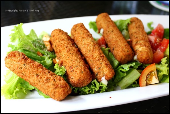 Bark Cafe - Tomato Fried Cheese Salad $14 (1)