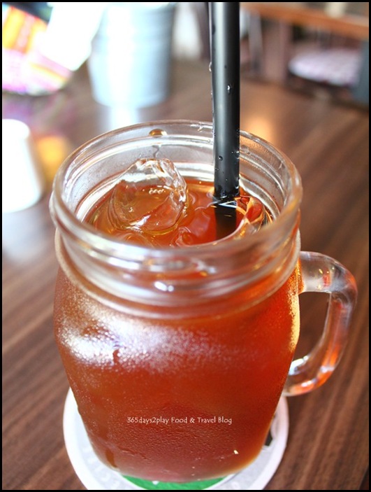 Lots Gourmet Stop - Iced Tea $3.50 with peach lychee flavour $1