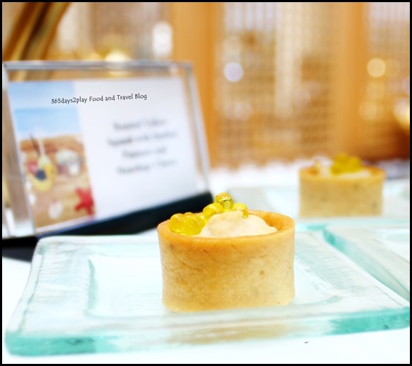 Ritz Carlton Afternoon Tea -  Hummus Tart with Olive Caviar (1)