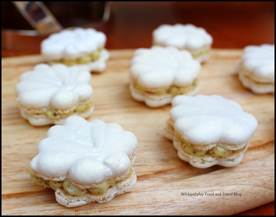 Ritz Carlton Afternoon Tea - Shell Shaped Macarons with Olive Butter (2)