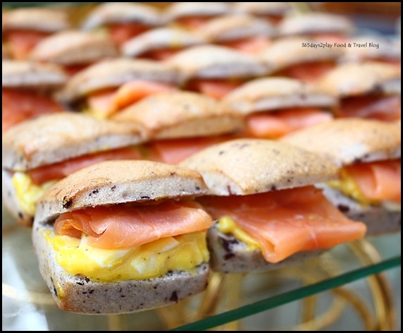 Ritz Carlton Afternoon Tea - Smoked Salmon and Egg in Olive Foccacia (2)