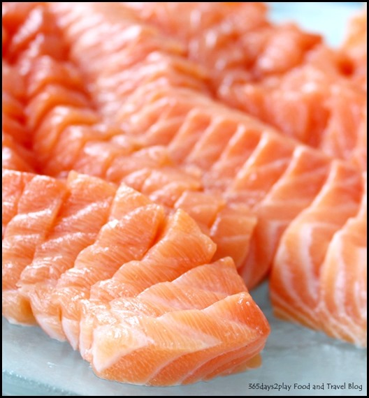 Rise Restaurant Marina Bay Sands - Salmon Sashimi (1)