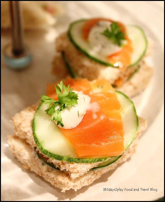 Salmon Cream Cheese Finger Sandwiches