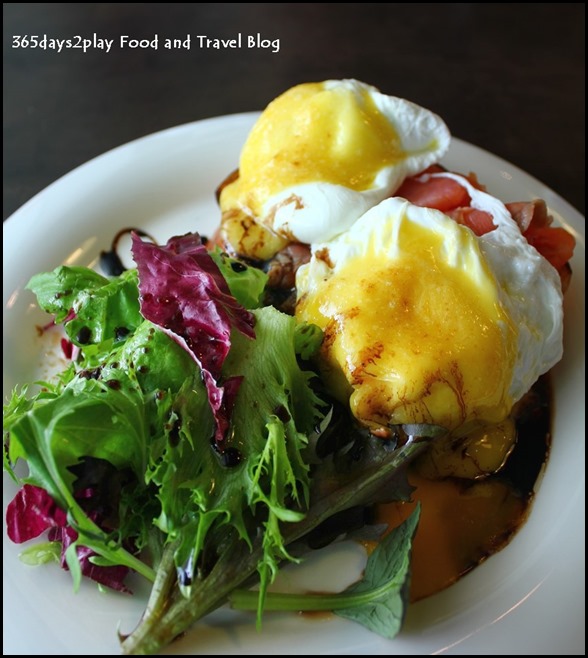 Backstage Cafe -Smoked Salmon Eggs Benedict $15 (1)