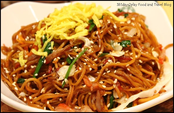 Tim Ho Wan - Fried Noodle with BBQ pork and soy sauce $6