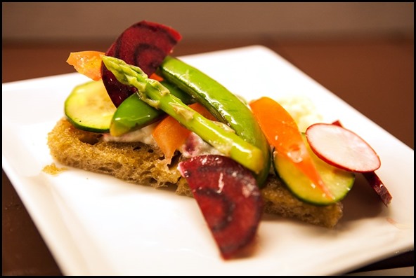 Seasonal Vegetable Tartine