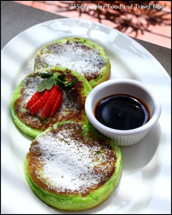 Pandan-Coconut Pancake with Gula Melaka Syrup  $9   (3)