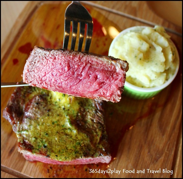 Rokeby Cafe Bistro - 500 g grilled Aussie Ribeye Steak with special home-made compound butter (mixed herb or curry butter) (16)