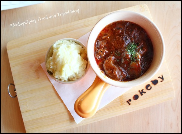 Rokeby Cafe Bistro - Braised Ox Cheek Stew served with mash on the side $20 (2)