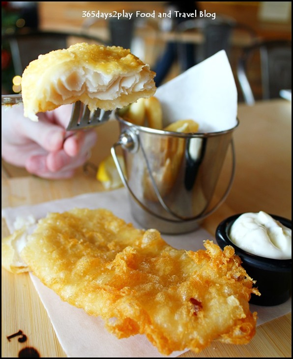 Rokeby Cafe Bistro - Fish & Chips $16.90 (beer battered pacific dory) (1)