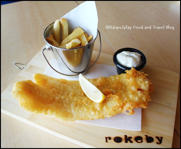 Rokeby Cafe Bistro - Fish & Chips $16.90 (beer battered pacific dory) (5)