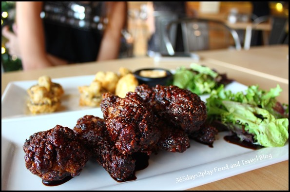 Rokeby Cafe Bistro - Vegemite Glazed Chicken $11.90 and Mushroom Fritters $9 (6)