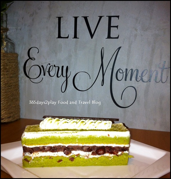 To-gather Cafe - Matcha Red Bean Cake $3.90