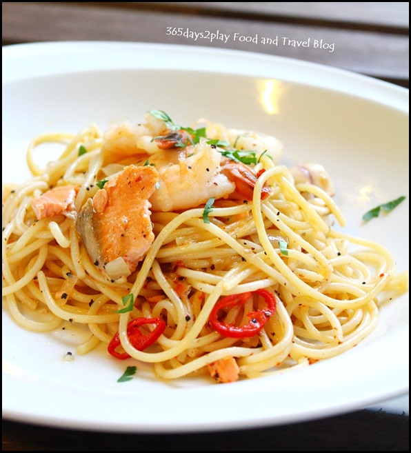 To-gather Cafe - Seafood Aglio Olio  -  $8.90