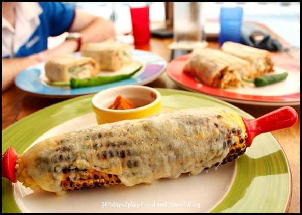 Lower East Side Taqueria - Elote aka Grilled Sweet Corn, Paprika, Garlic Butter $6 (6)