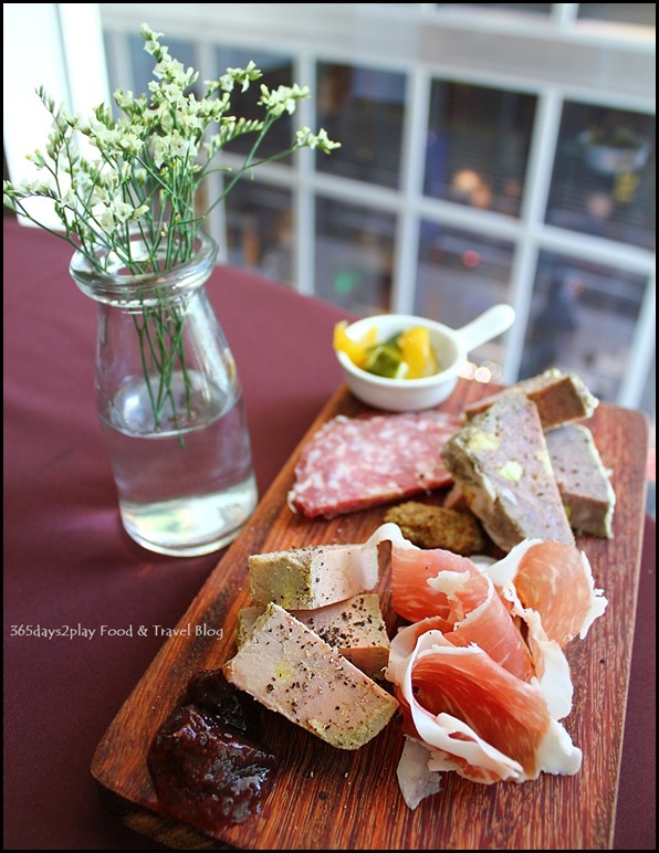 Arossa - Charcuterie of Pate de Campagne, Foie Gras Terrine, Proscuitto $32 (2)