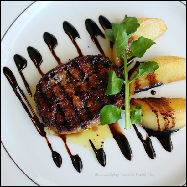 Arossa - Pan Fried foie Gras with Caramelized Apple $30 (2)