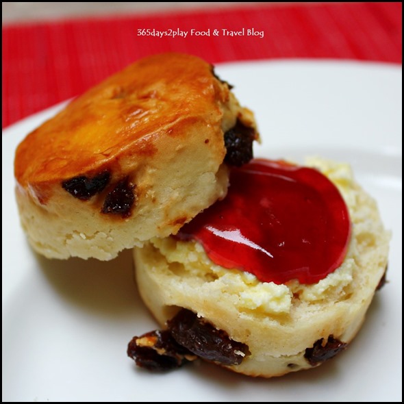 Fullerton Hotel Afternoon Tea Scones with Clotted Cream and Jam