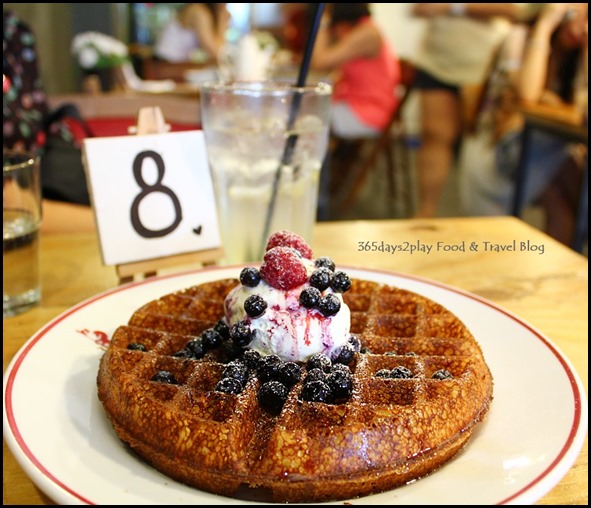 Stateland Cafe - The Classic Waffle with Ice Cream $11.90 (4)