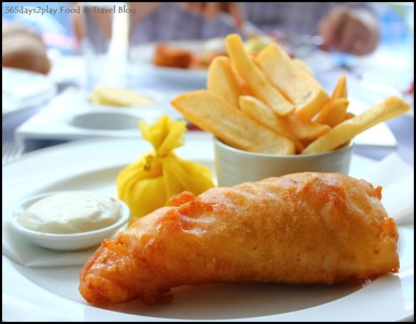 The Pool Grill at Marriott Hotel - Cod Fish and Chips $28