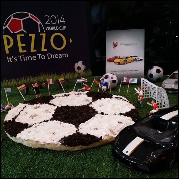 Pezzo World Cup Themed Dessert Pizza