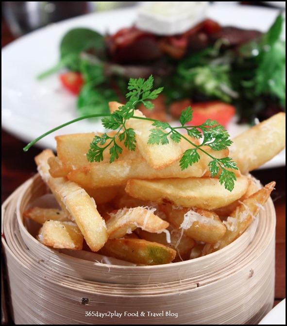 Seasons Bistro - Truffle Fries with Parmigiano Reggiano and Rosemary Sea Salt ($7  ) (2)