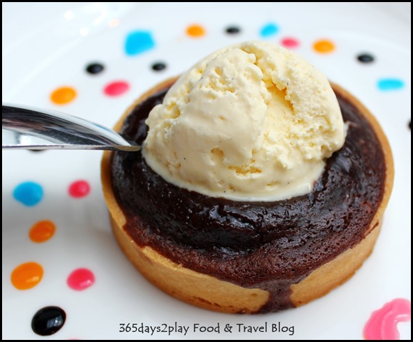 Burlamacco - Crostata - Chocoalte Tart Eruption with Vanilla Ice Cream $16 (1)