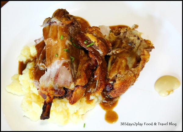 Stuttgart Blackforest Cafe - Single Portion Pork Knuckle with Sauerkraut and Potato Salad $18 (2)