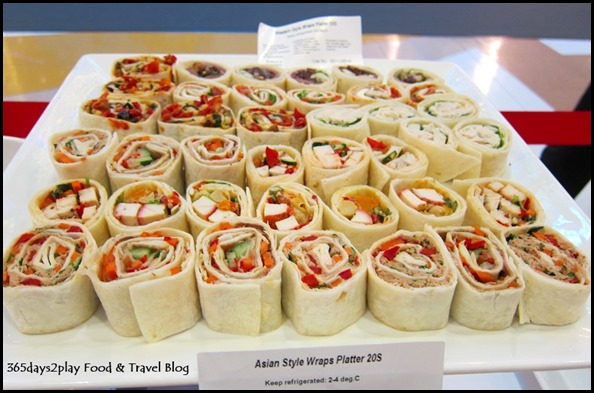 Asian Style Wraps Platter