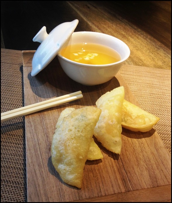 Crispy Shrimp Dumplings served with Supreme Soup