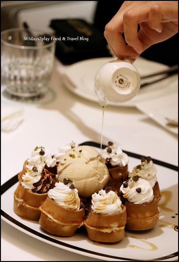 Dazzling Cafe - Valrhona Chocolate Waffle With Bailey's Ice Cream $12.90   $2.50  (1)