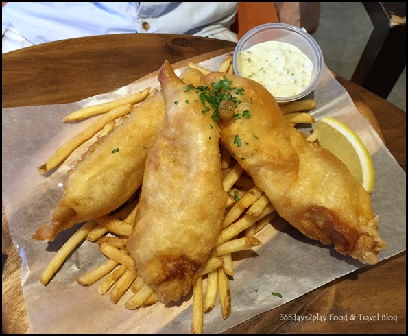 St Marc Bakery & Bar - Fish and Chips $18.80 (Lemon and olive oil marinated John Dory) (1)