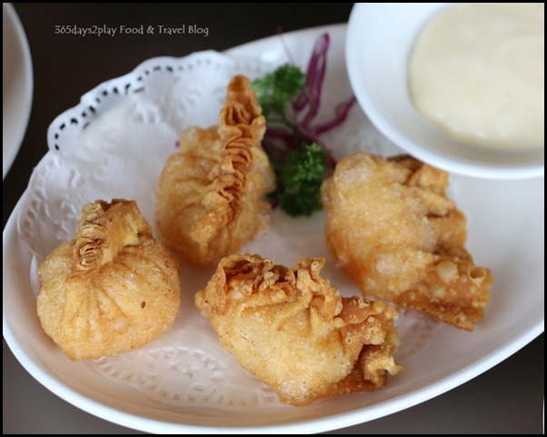 Sichuan Douhua - Crispy Prawn Dumpling with Salad Sauce 3 for $5