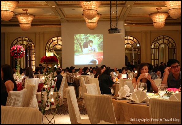 Four Seasons Hotel Wedding Dinner - Side View